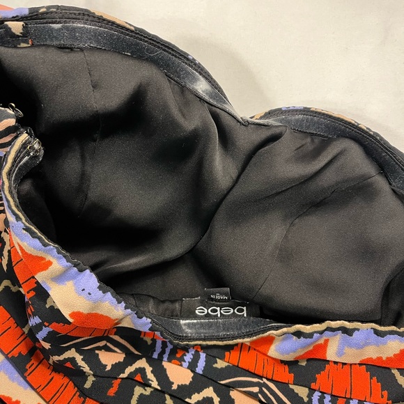 Bebe Multi-Colored Shorts Romper, size 0 - Picture 6 of 7